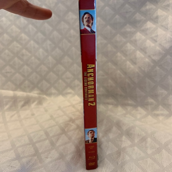 Sealed New Blu-Ray DVD Digital HD Anchorman 2 Will Ferrell - Picture 2 of 4